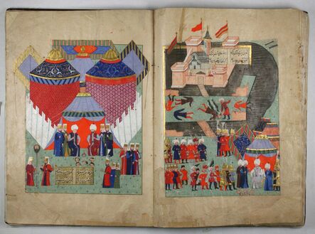 ‘History of Sultan Sulayman, Fall of Szigetvar Bound manuscript’, 1579