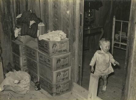Russell Lee, ‘Combination Storage Room and Chick Room, Adjacent to Bedroom in Sharecropper's House’, c.1936-37