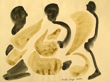 Ranbir Kaleka, ‘Untitled (Three Leaning Men)’, ND