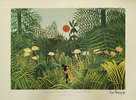 Henri Rousseau, ‘Paysage de forêt vierge’, 1976