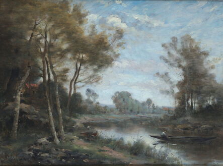 Jean-Baptiste-Camille Corot, ‘Along the River’, ca. 19th century