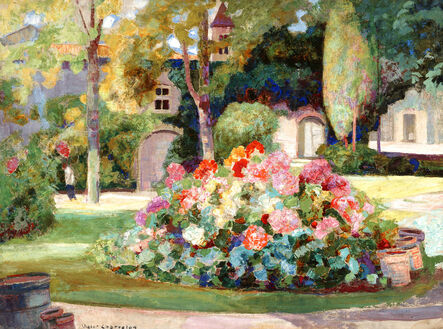 Victor L. Charreton, ‘Fleurs dans le parc’, ca. 1933