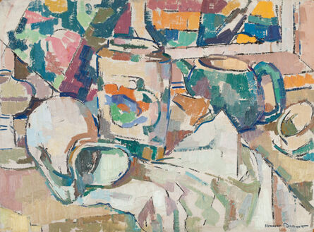 Herbert Barnett, ‘Still Life with Pitcher, Vase and Teapot’, Unknown