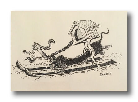 Dr. Seuss, ‘Doggone Skis’, ca. 1906s