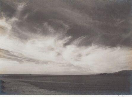 Ansel Adams, ‘Ocean and Clouds, from Golden Gate Headlands near Baker's Beach’, 1931