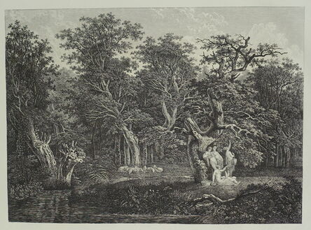 Carl Wilhelm Kolbe, ‘La récolte des pommes (An Arcadian scene with Figures picking Apples), after S. Gessner’, 1805-11