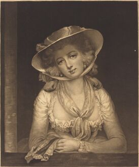 John Raphael Smith after John Hoppner, ‘Phoebe Hoppner’, published 1784