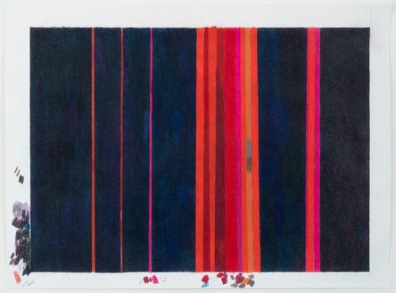 Carrie Gundersdorf, ‘Section of Saturn's Rings - purple version’, 2016