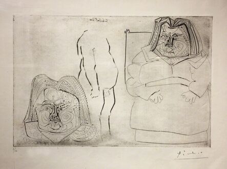 Pablo Picasso, ‘Balzac, après Rodin’, 1952