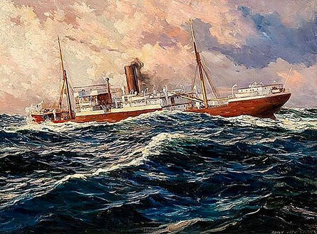 Anton Otto Fischer, ‘Merchant Vessel’, 1941