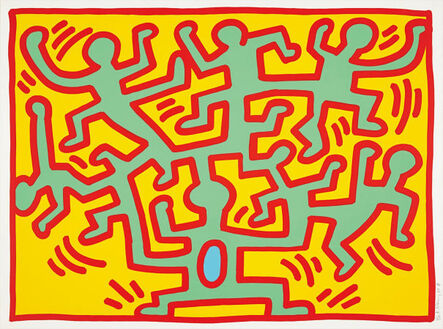 Keith Haring, ‘Growing 2’, 1988