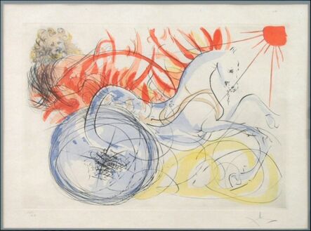 Salvador Dalí, ‘Elijah and the Chariot from our historical heritage portfolio’, 1975