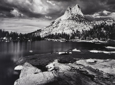 Ansel Adams, ‘Cathedral Peak and Lake’, 1938