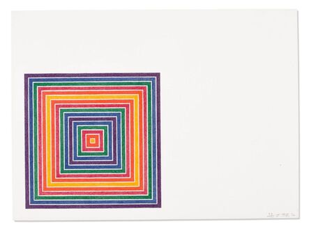 Frank Stella, ‘Honduras Lottery Co., from Multicolored Squares I’, 1972