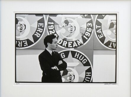 William John Kennedy, ‘Robert Indiana with The Demuth American Dream #5’, 1964
