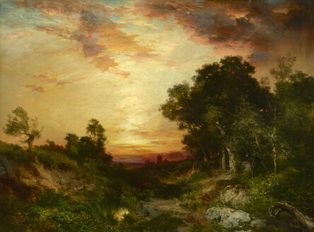 Thomas Moran, ‘Sunset, Amagansett’, 1905