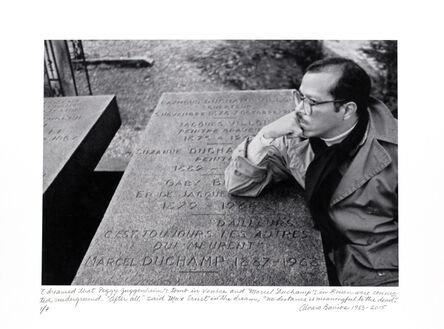 Álvaro Barrios, ‘"Soñé que las tumbas de Peggy Guggenheim y Marcel Duchamp estaban conectadas bajo la tierra..."’, 1983