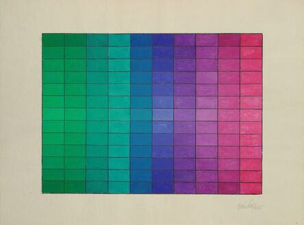 Alejandro Puente, ‘Tramando colores y luces’, 1972