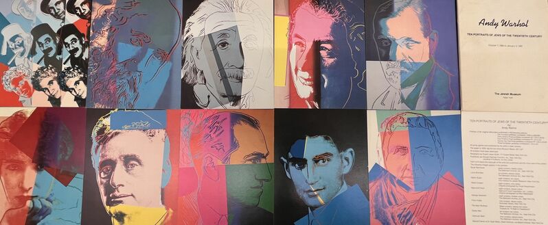 Andy Warhol, ‘Andy Warhol Ten Portraits of Jews of the 20th Century (set of  ten 1980 cards)’, 1980, Ephemera or Merchandise, Offset lithograph on wove cards, Lot 180 Gallery