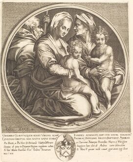 Jacques Callot after Andrea del Sarto, ‘The Holy Family’
