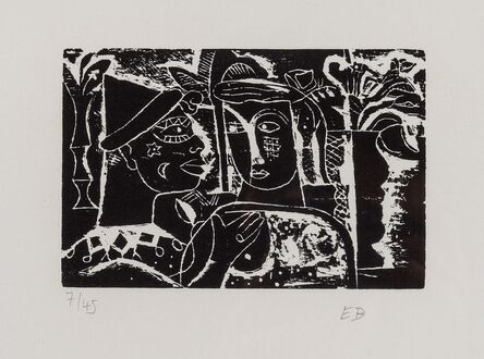 Edward Burra, ‘Café (see Cary & Griffiths: Avant-Gard British printmaking p.105)’, circa 1929