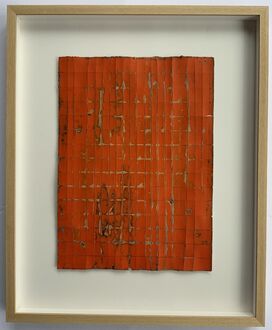 Jean Wolff, ‘Scrubbed Orange’, 2016