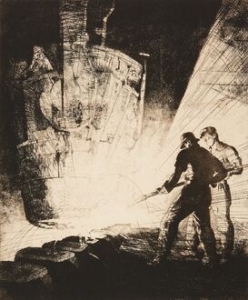 James Allen, ‘Teeming Ingots’, 1935