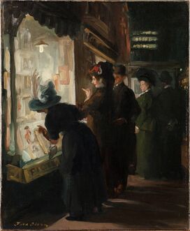John Sloan, ‘Picture Shop Window’, 1907