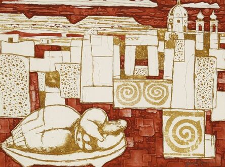 Julian Trevelyan, ‘Neolithic Temple’, 1959