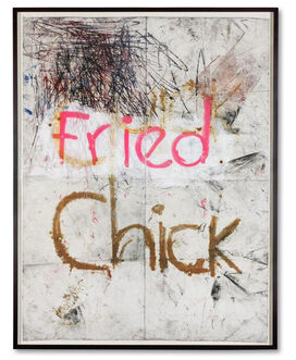 Oscar Murillo, ‘Sin título (Fried Chick)’, 2012