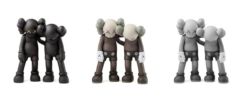 KAWS, ‘Along The Way (Set of 3) Black, Brown and Grey’, 2019, Sculpture, Painted cast vinyl, DECORAZONgallery