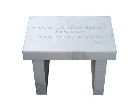 Jenny Holzer, ‘Selection from Survival: Hands on Your Breast…’, 2006