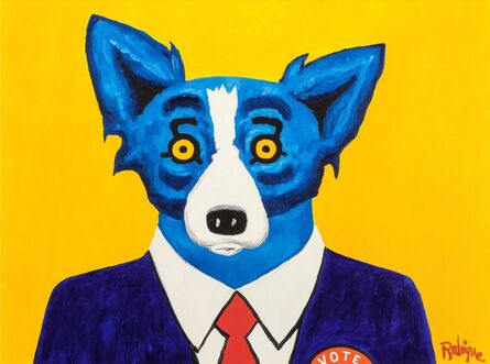 George Rodrigue, ‘I Am Just a Regular Red-Blooded American’, 1996