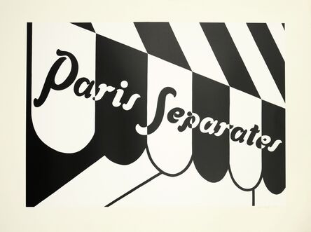 Patrick Caulfield, ‘Paris Separates (Cristea 36)’, 1974