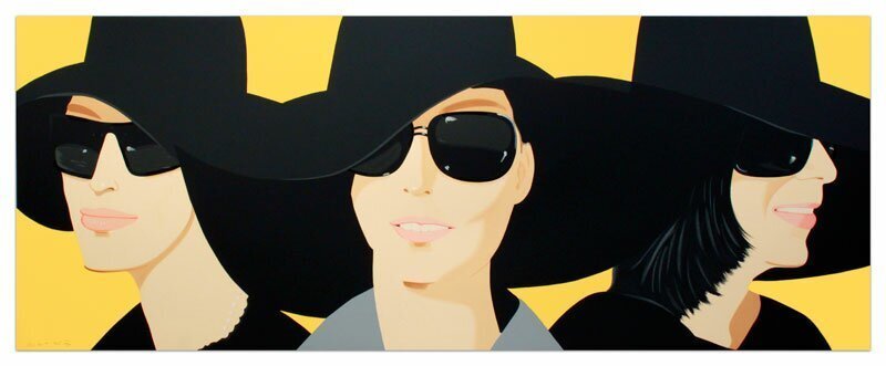 Alex Katz, ‘Black Hats IV’, 2012, Print, 68 colour screen print, Pop Fine Art