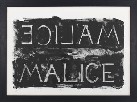 Bruce Nauman, ‘Malice’, 1980