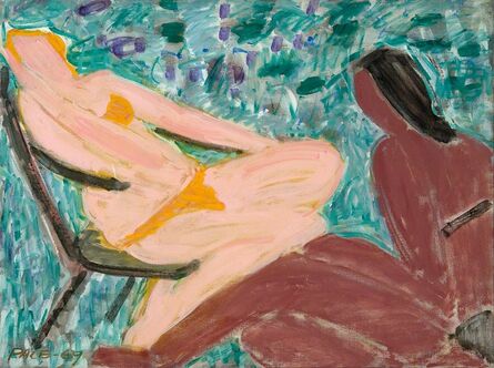 Stephen Pace, ‘Sun Bathers, Peach and Brown’, 1969