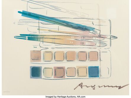 Andy Warhol, ‘Watercolor Paint Kit with Brushes’, 1982
