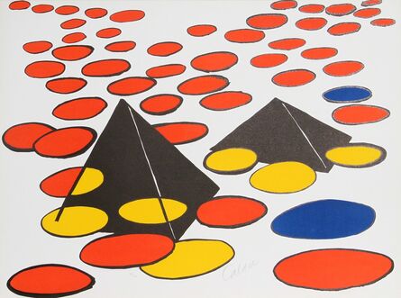 Alexander Calder, ‘Black Pyramids’, 1970