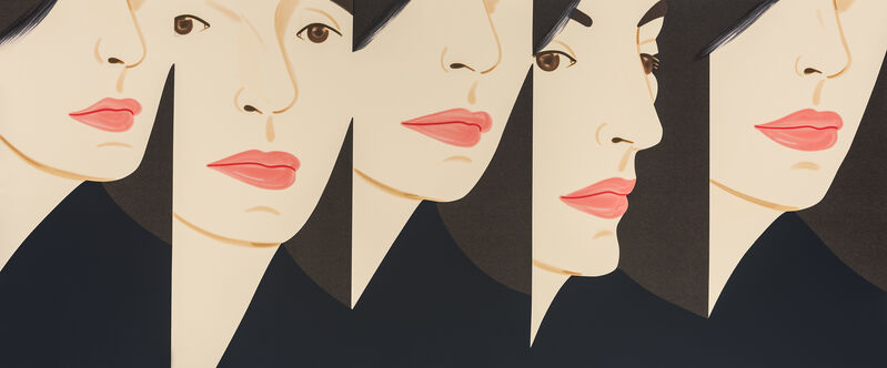 Alex Katz, ‘Vivien X 5’, 2018, Print, Color silkscreen on Saunders Waterford 425 gsm paper. Hand signed by the artist, Meyerovich Gallery