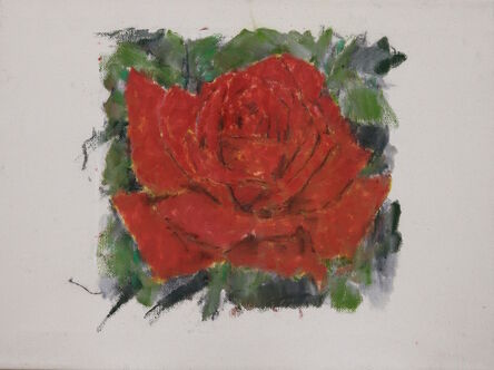 Christian Lindow, ‘Ohne Titel (Rose)’, 1988