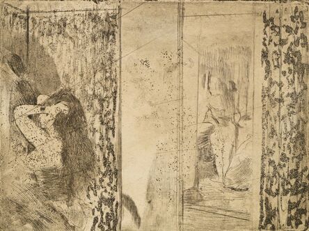 Edgar Degas, ‘Loges d'actrices [Adhémar 31; Delteil 28]’, 1879-80
