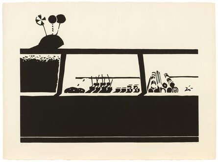 Wayne Thiebaud, ‘Candy Counter, State I’, 1970