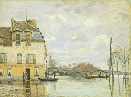 Alfred Sisley, ‘Flood at Port-Marly’, 1872
