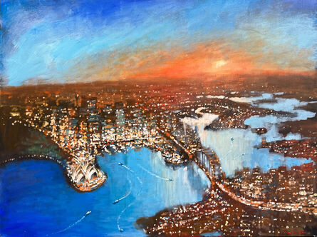 David Hinchliffe, ‘Evening Glow, Sydney’, 2023