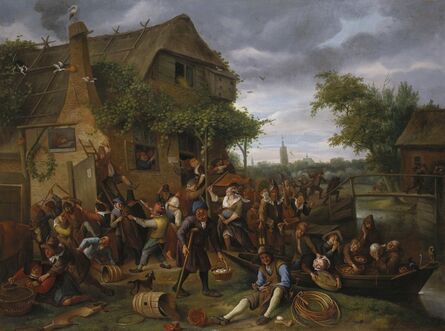 Jan Steen, ‘A Village Revel’, 1673