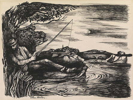 John Minton, ‘Fisherman’, Unknown