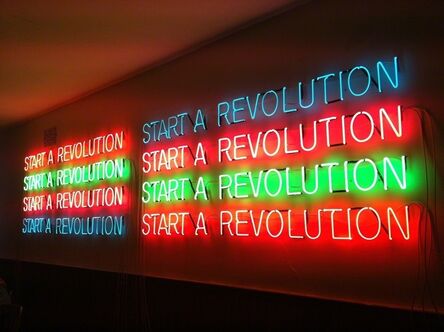 Tim Etchells, ‘Start a Revolution’, 2010