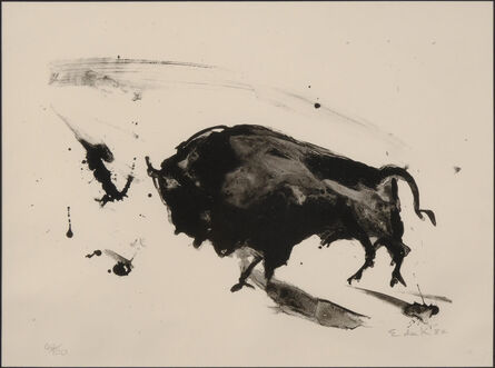 Elaine de Kooning, ‘Bull: ed 62/100’, 1984