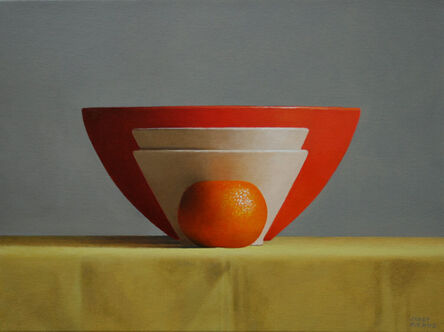 Janet Rickus, ‘Mandarin and Three Bowls’, 2023